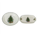 43 Piece CUTHBERTSON Christmas Tree China - Image 6