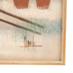 Original Painting of Rustic Flower Cart - Image 4