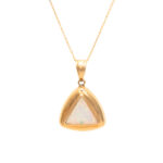 Opal Pendant Necklace in 10 Karat Gold