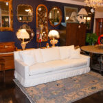 REVIVAL HOME Poppy Sofa with Box Pleat Skirt - Image 6