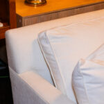 REVIVAL HOME Poppy Sofa with Box Pleat Skirt - Image 2