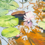 LINDA STILES SMITH “Pond Party” Original Oil on Canvas - Image 2