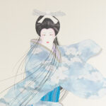 HISASHI OTSUKA “Lady Mieko of Winter” Mixed Media Print - Image 2