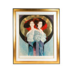 FELIX MAS Limited Edition Serigraph with Gold Leaf