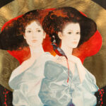 FELIX MAS Limited Edition Serigraph with Gold Leaf - Image 2