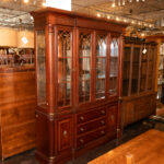 STANLEY FURNITURE Empire Mahogany China Cabinet - Image 12