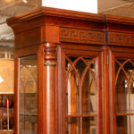 STANLEY FURNITURE Empire Mahogany China Cabinet - Image 2