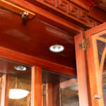 STANLEY FURNITURE Empire Mahogany China Cabinet - Image 6
