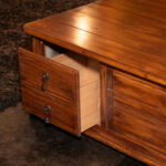 Square Wooden Storage Coffee Table - Image 5