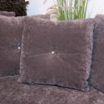 HAUTE HOUSE Blake Grey Velvet L-Shaped Sectional - Image 7