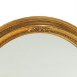 CAROLINA MIRROR CO. Oval Gold Framed Mirror - Image 2