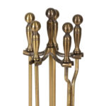 Brass Fireplace Tool Set - Image 4