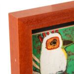 Pair of MELINDA K. HALL “A Beaked Hen & A Chicken” Custom Framed Prints - Image 4