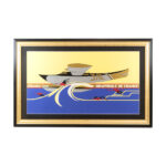 CHARLES LEPAS “Atlantic Line, Graphique de France” Custom Framed Serigraph