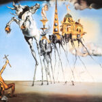 SALVADOR DALI “The Temptation of St. Anthony” Custom Framed Poster Print - Image 2
