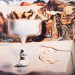 SALVADOR DALI “Apparition of Face and Fruit Dish on a Beach” Custom Framed Poster Print - Image 2