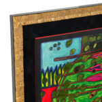 FRIEDENSREICH HUNDERTWASSER “Three Eyed Green Buddha with Hat” Custom Framed Print - Image 3