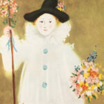 PABLO PICASSO “Pierrot with Flowers” Custom Framed Print - Image 2