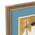 PABLO PICASSO “Pierrot with Flowers” Custom Framed Print - Image 3
