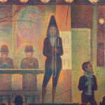 GEORGES SEURAT “Parade de Cirque” Custom Framed Print - Image 2