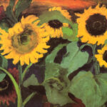 EMIL NOLDE “Sunflowers” Custom Framed Print - Image 2