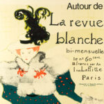 HENRI DE TOULOUSE-LAUTREC “La Revue Blanche” Poster for Galerie Maeght Custom Framed Print - Image 2