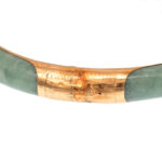 Vintage Jade Bracelet in 14 Karat Gold - Image 2