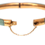 Vintage Jade Bracelet in 14 Karat Gold - Image 3