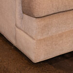 English Arm Sofa in Beige Upholstery - Image 5
