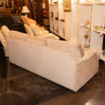 English Arm Sofa in Beige Upholstery - Image 7