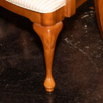 UNIVERSAL FURNITURE Cherry Finish Double Pedestal Dining Table with 6 Chairs and 2 Leaves - Image 7