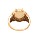 Opal and Diamond Ring in 10 Karat Gold - Image 4