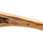 Opal and Diamond Ring in 10 Karat Gold - Image 6