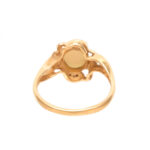 Opal and Diamond Accent Ring in 14 Karat Gold - Image 4