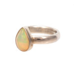 Teardrop Opal Ring in Sterling Silver - Image 5