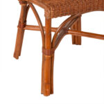 Woven Wicker and Rattan Chair - Image 4