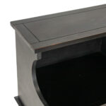 Petite Single Drawer Secretary in Black Finish - Image 2