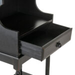 Petite Single Drawer Secretary in Black Finish - Image 3