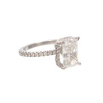 3.54 Carat Total Weight Lab Grown Diamond Engagement Ring in 18 Karat White Gold - Image 4