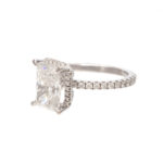 3.54 Carat Total Weight Lab Grown Diamond Engagement Ring in 18 Karat White Gold - Image 6