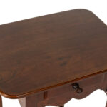 Vintage HICKORY CHAIR CO. American Digest Single Drawer Side Table - Image 2