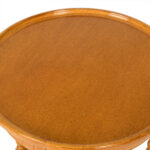 Round Tray Style Top Side Table with Barley Twist Legs - Image 3