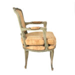 Vintage French Louis XV Style Carved Fateuil Chair - Image 6