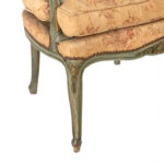 Vintage French Louis XV Style Carved Fateuil Chair - Image 5