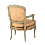 Vintage French Louis XV Style Carved Fateuil Chair - Image 7