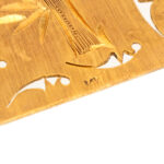 Chinese Character Filigree Pendant in 14 Karat Gold - Image 4