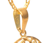 3 Carat Total Weight Garnet Pendant Necklace in 18 Karat Gold - Image 6