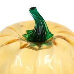 BLENKO Fruits and Vegetables 6 Inch Glass Pumpkin - Image 2