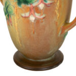 ROSEVILLE Fuchsia Brown Footed Vase - Image 3