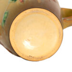 ROSEVILLE Fuchsia Brown Footed Vase - Image 5